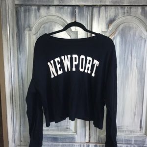 ‘Newport’ Cropped Long Sleeve